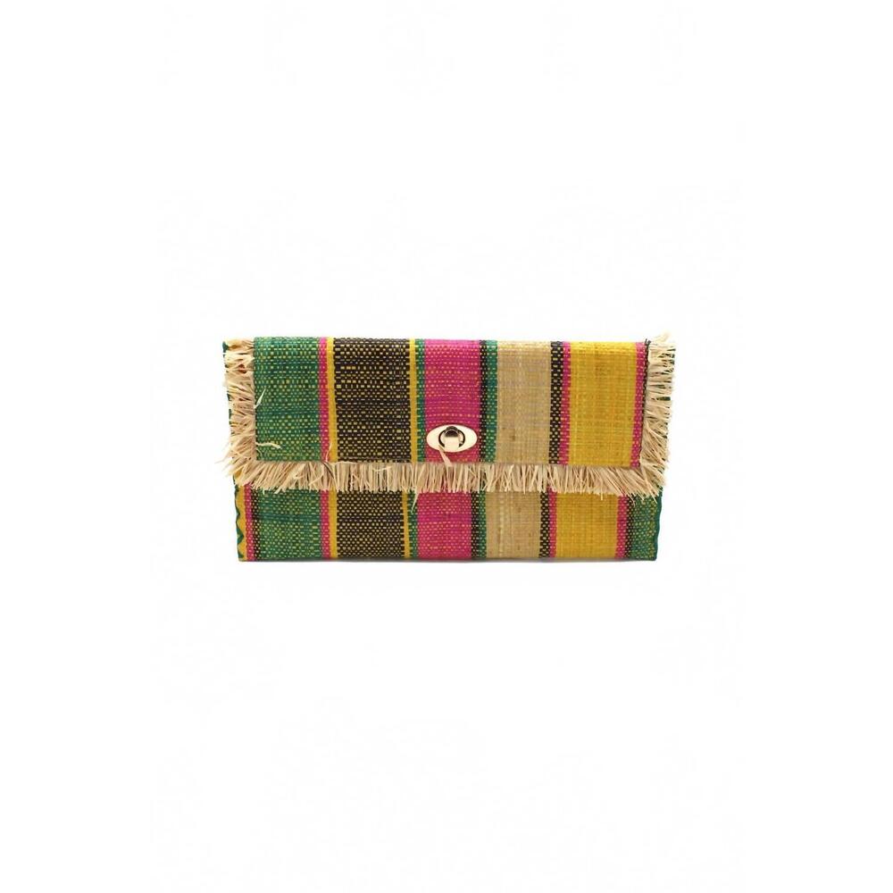 NEW SHEBOBO women' sophie straw envelope clutch bag in carmelita